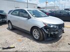 2021 Chevrolet Equinox Fwd Ls Silver vin: 3GNAXHEV2MS151804