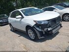 2018 Chevrolet Equinox Lt White vin: 3GNAXJEV5JS505768