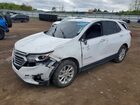 2021 Chevrolet Equinox Lt White vin: 3GNAXKEV3ML362324