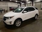 2018 Chevrolet Equinox Lt White vin: 3GNAXSEV7JS570479