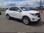 2018 Chevrolet Equinox Lt White vin: 3GNAXSEV8JS610262