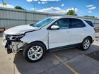 2018 Chevrolet Equinox Lt White vin: 3GNAXTEX5JS555941