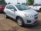 2016 Chevrolet Trax Lt Silver vin: 3GNCJLSB9GL254806