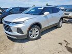 2021 Chevrolet Blazer 1lt Silver vin: 3GNKBBRA4MS527605
