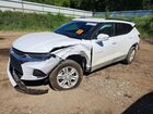2022 Chevrolet Blazer 2lt White vin: 3GNKBCR4XNS169752
