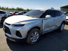 2020 Chevrolet Blazer 2lt Silver vin: 3GNKBCRS3LS645237