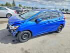 2018 Honda Fit Lx Blue vin: 3HGGK5G42JM716607