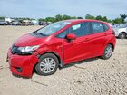 2017 Honda Fit Lx Red vin: 3HGGK5G58HM707848
