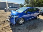 2019 Honda Fit Lx Blue vin: 3HGGK5H46KM738318