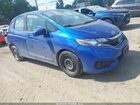 2019 Honda Fit Lx Синий vin: 3HGGK5H49KM745005