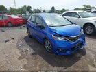 2019 Honda Fit Ex Blue vin: 3HGGK5H82KM751599