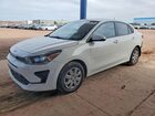 2022 Kia Rio Lx White vin: 3KPA24AD1NE471273