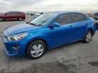 2021 Kia Rio Lx Blue vin: 3KPA24AD8ME364882