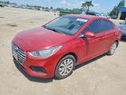 2019 Hyundai Accent Se Red vin: 3KPC24A31KE054666