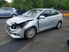 2019 Hyundai Accent Sel Silver vin: 3KPC24A35KE047056