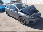 2019 Hyundai Accent Se Gray vin: 3KPC24A3XKE071840