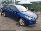 2020 Hyundai Accent Se Blue vin: 3KPC24A60LE110544