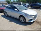 2022 Hyundai Accent Sel Silver vin: 3KPC24A61NE172523
