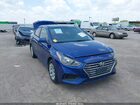 2020 Hyundai Accent Se Синий vin: 3KPC24A6XLE120692