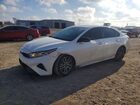 2022 Kia Forte Gt Line White vin: 3KPF54AD5NE491880