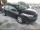 2018 Kia Forte Lx Black vin: 3KPFK4A71JE251884
