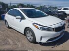 2017 Kia Forte Lx White vin: 3KPFK4A72HE089287