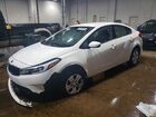2018 Kia Forte Lx White vin: 3KPFK4A72JE244250