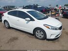 2017 Kia Forte Lx White vin: 3KPFK4A74HE158416