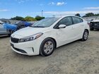 2018 Kia Forte Lx White vin: 3KPFK4A74JE268632