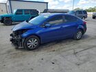 2017 Kia Forte Lx Синий vin: 3KPFK4A76HE095335
