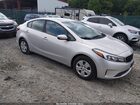 2017 Kia Forte Lx Gray vin: 3KPFK4A76HE127149