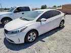 2017 Kia Forte Lx White vin: 3KPFK4A77HE050341