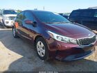 2017 Kia Forte Lx Burgundy vin: 3KPFK4A77HE122719