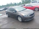 2017 Kia Forte Lx Gray vin: 3KPFK4A77HE160743