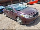 2018 Kia Forte Lx Burgundy vin: 3KPFK4A79JE177226
