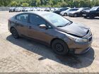 2017 Kia Forte Lx Brown vin: 3KPFK4A7XHE139272