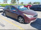2017 Kia Forte Lx Бордовый vin: 3KPFK4A7XHE158758