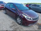 2017 Kia Forte Lx Burgundy vin: 3KPFL4A71HE136998