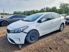 2017 Kia Forte Lx White vin: 3KPFL4A74HE056076