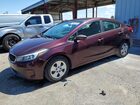 2017 Kia Forte Lx Бордовый vin: 3KPFL4A75HE025466