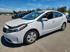 2017 Kia Forte Lx White vin: 3KPFL4A75HE062890