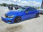 2021 Bmw 330i Blue vin: 3MW5R1J06M8C05346