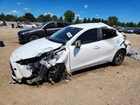 2019 Toyota Yaris Le White vin: 3MYDLBYV8KY506075
