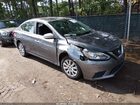2016 Nissan Sentra S Gray vin: 3N1AB7AP0GY244687