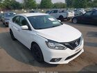 2017 Nissan Sentra Sv White vin: 3N1AB7AP0HY321592