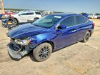 2019 Nissan Sentra S Blue vin: 3N1AB7AP0KY305867