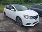 2019 Nissan Sentra Sv Белый vin: 3N1AB7AP0KY423742