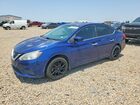 2016 Nissan Sentra S Синий vin: 3N1AB7AP1GY263314