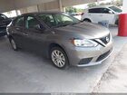 2018 Nissan Sentra Sv Gray vin: 3N1AB7AP1JY282369