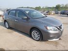 2019 Nissan Sentra Sv Серый vin: 3N1AB7AP1KL602739